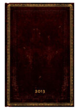 Paperblanks - diár 2013 - Black Moroccan Mini
