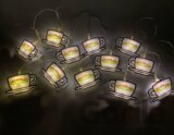 Dekoratívne 3D svetielka - reťazová lampa Friends: Central Perk 12 ks