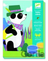 Tvorivá sada - Panda (farebný piesok)