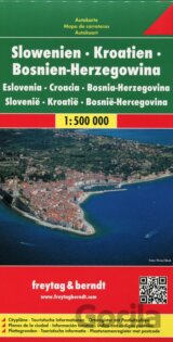 Slowenien, Kroatien, Bosnien-Herzegowina 1:500 000