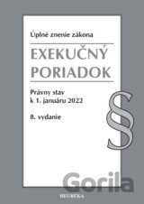 Exekučný poriadok. Úzz, 8. vyd., 1/2022