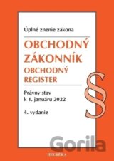 Obchodný zákonník, Obchodný register. Úzz, 4. vyd. 1/2022