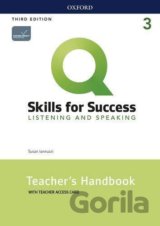 Q: Skills for Success: Listening and Speaking 3 - Teacher´s Handbook with Teacher´s Access Card, 3rd