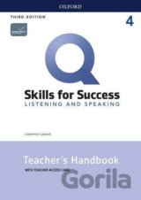 Q: Skills for Success: Listening and Speaking 4 - Teacher´s Handbook with Teacher´s Access Card, 3rd