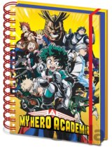 Blok-zápisník A5 My Hero Acadamei: Radial Character Burst