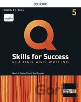 Q: Skills for Success: Reading and Writing 5 - Student´s Book with iQ Online Practice, 3rd