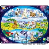 Puzzle MAXI - Zvířátka ve světě/15 dílků