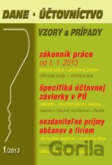 Dane, účtovníctvo 1/2013