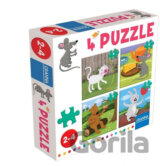 4 puzzle myška