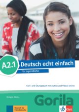 Deutsch echt einfach! A2.1 – Kurs/Übungs. + MP3
