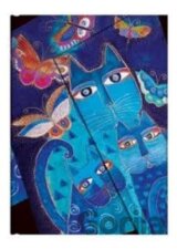 Zápisník - Blue Cats & Butterflies, mini 95x140