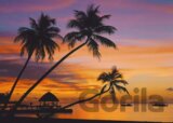 Maldives at sunset