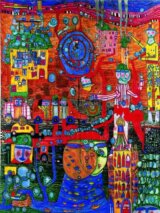 Hundertwasser, 936 the 30 Days Fax Painting