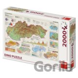 Puzzle mapa Slovenska
