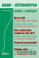 Dane, účtovníctvo 5/2013