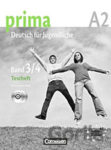 Prima A2 - Deutsch Fur Jugendliche: Testheft Band 3/4 + CD