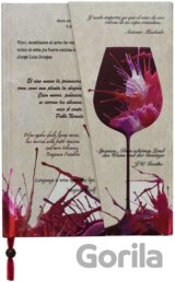 Luxusní zápisník: Boncahier Víno Grand reserva/citáty