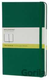 Moleskine – stredný čistý zápisník (pevná väzba) – zelený