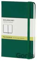 Moleskine – malý čistý zápisník (pevná väzba) – zelený