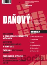 Daňový špeciál 3/2013