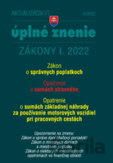 Aktualizácia I/1 / 2022 - daňové a účtovné zákony