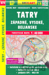 Tatry - Západné, Vysoké, Belianske 1:40 000