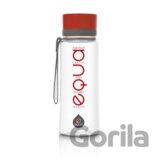 Fľaša EQUA Red Text 600 ml