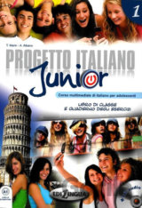 Progetto Italiano Junior 1: Libro di classe e Quaderno degli esercizi + CD Audio + DVD