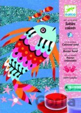 Tvorivá sada – Dúhové rybky (farebný piesok a trblietky)