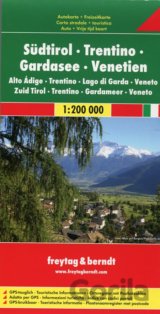 Südtirol, Trentino, Gardasee, Venetien 1:200 000