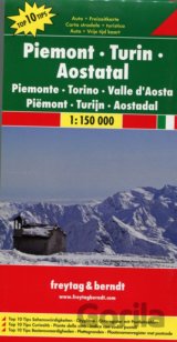 Piemont, Turin, Aostatal 1:150 000