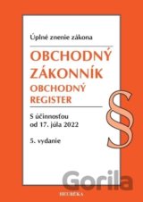 Obchodný zákonník, Obchodný register. Úzz, 5. vyd. 4/2022