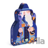 Puzzle v tvarovanom balení - Čarodej a krištáľové žezlo