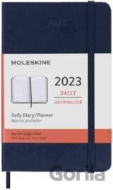 Moleskine – 12-mesačný denný modrý diár 2023