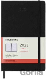 Moleskine – 12-mesačný denný čierny diár 2023