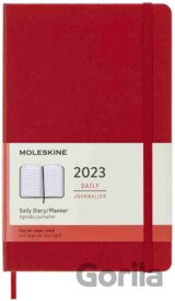 Moleskine – 12-mesačný denný červený diár 2023