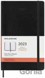Moleskine – 12-mesačný denný čierny diár 2023
