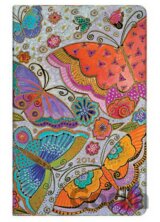 Paperblanks - Flutterbyes 2014 (12-mesačný diár, maxi, týždenný, vertikálny)