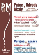 Práce, odvody a mzdy 11-12/2020 Novela zákoníku práce - přechod práv a povinností