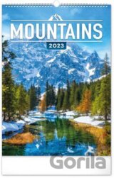 Nástěnný kalendář Mountains 2023