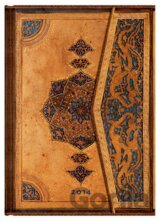 Paperblanks - Safavid 2014 (12-mesačný diár, midi, týždenný, horizontálny)