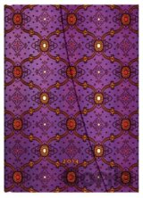 Paperblanks - French Ornate Violet 2014 (12-mesačný diár, midi, denný)