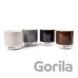 PANTONE Latte termo hrnček set 4ks - Warm Gray, Cool Gray, Brown, Black