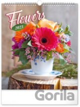 Nástěnný kalendář Flowers 2023