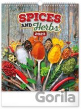 Nástěnný kalendář Spices and Herbs 2023