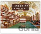 Nástěnný kalendář Libraries of the World 2023
