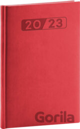 Týždenný diár Aprint 2023, červený