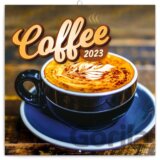 Poznámkový nástěnný kalendář Coffee 2023