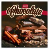 Poznámkový nástěnný kalendář Chocolate 2023