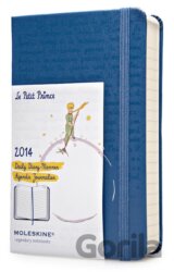 Moleskine – 12-mesačný diár Malý princ 2014 modrý (malý, denný, pevná väzba)